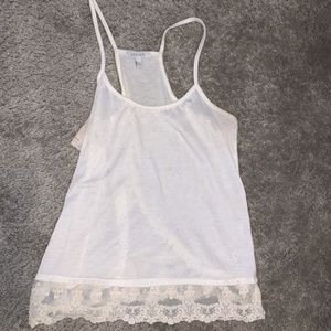 White Lace Tank Top